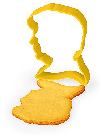 Angela Merkel Souvenir & Ausstechform in gelb