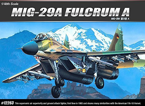 Toys 4 U 7777 Academy 12263 Mig-29A Fulcrum A 1/48 Kit de modelo de plástico Avión Jet Fighter Toy