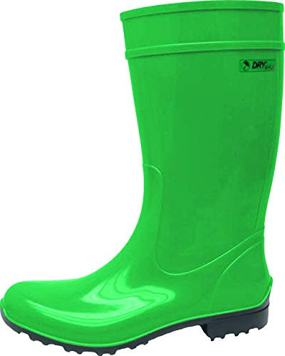 Bockstiegel Gummistiefel in Übergrößen Hellgrün/Dunkelblau Luisa große Damenschuhe, Hellgrün, 37 EU