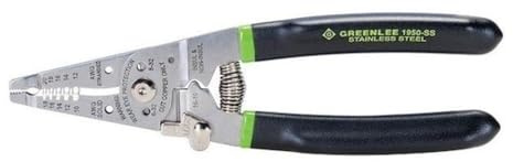 Greenlee 1950-SS Pro Stainless Wire Stripper, Cutter and Crimper, 10-18AWG