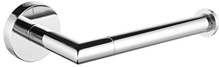 HITSLAM Toilet Roll Holder Wall Mounted SUS 304 Stainless Steel Chrome Toilet Paper Holder Waterproof Rotateproof Tissue-Holder for Bathroom,Silver