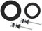 Universal Toilet Repair Kit - Complete Leak Fix Set | Tank to Bowl Gasket + Bolts + Washers | Easy DIY Installation | Fits Most Toilets