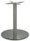 Dublino Premium Tischgestell Edelstahl - PD7086inox | satiniert matt | Höhe 73 cm | runde Bodenplatte Ø 60 cm | max. Tischplattengröße 85x85 cm | Ideal für Esstische