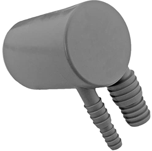 Größe Ø DN50 HT Abflussrohr System - Rohr Doppelanschlusswinkel Ø 1x8,1-11,8mm / 1x14,5-20,3mm