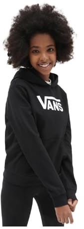Vans Mädchen Flying V Hoodie Kapuzenpullover, Schwarz, M