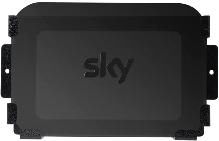 shinar Wall Mount for Sky Q Mini Box Steel Wall Mounting Bracket Space Saving & Easy No Signal Loss with Fixings Installation with Heat managemen (Sky Q mini) (Sky Q Mini Box)