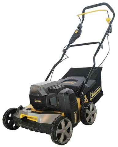 Garland Peinadora Barredora a Bateria para Cesped Artificial | Roll&Comb Keeper 40V 602-V23 | Motor 40V | Potencia 800W | Cargador y batería no incluidos