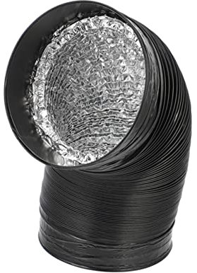 KOMBIUDA Conduit D'évacuation Flexible Pour Ventilation Aluminium Pliable Facile À Installer