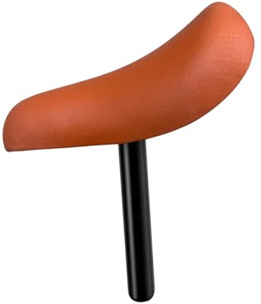 rockible Sella per bici per bambini Sella per bicicletta con montante Comodo sedile per bici ergonomico versatile con parte morbida per ciclismo all'aperto, Marrone