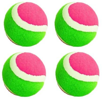 YNHFIFI 4 Pack Toss and Catch Ball Replacement Sticky Balls, 2.5 Inch Diameter, Suitable for Toss and Catch Game