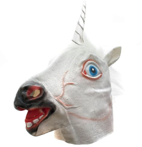 GOODS+GADGETS läskig halloweenmask, realistisk skräck ansiktsmasker