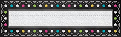 Lärarskapade resurser svarta tavlan Brights namnplattor (5624) av Teacher Created Resources