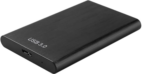 LYEAA Boîtier pour Disque Dur Externe Portable 2,5 Pouces 1 to USB 3.0 - Boîtier métallique Haute Vitesse adapté aux tablettes et aux PC