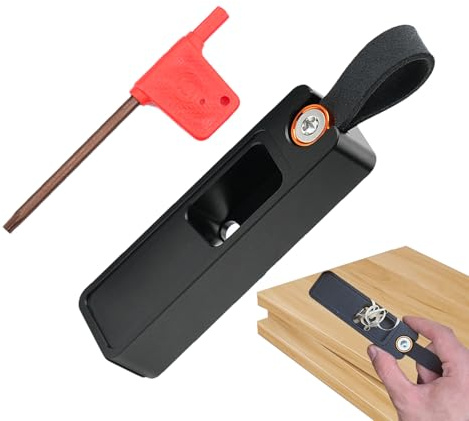 kaiop Cepillo Manual De Madera - Mini Herramienta Portátil de Carpintero para Recortar Esquinas - Utensilio para Alisar Bordes y Cantos en Trabajos de Madera - Para Reparación de Muebles Talleres