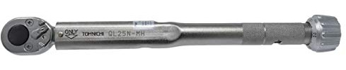 Tohnichi Adjustable Torque Wrench QL25N-MH, 5-25 Nm, Metal Handle