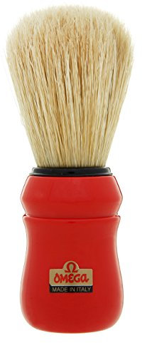 Red Omega 49 Professional Pure Bristle Shaving Brush
