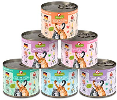 GranataPet Delicatessen Multipack 1, mélange de Nourriture Humide pour Chat à Essayer, Nourriture complète pour Chat sans céréales, avec Beaucoup de Viande et huiles de qualité supérieure pour Petits