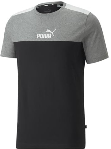 PUMA Herren Essentials+ Block T-Shirt L Black