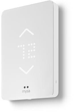Mysa Smart Thermostat for Electric Baseboard Heaters 240V | Remote Control with 100% Free APP | Easy Install | HomeKit, Alexa, Google Home | Wi-Fi Programmable | Temp. & Humidity Alerts