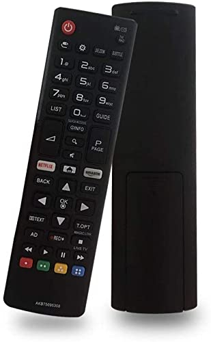 Ersatz Fernbedienung für LG Smart TV Ultra LED LCD 3D HDTV - Kein Setup erforderlich