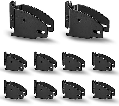 SALUINOKI E Track 2x4 Bracket Wood Beam Socket (10 Pack) Etrack Accessories