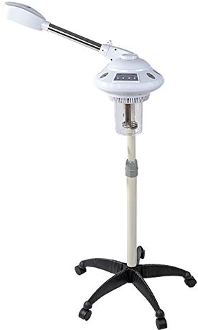 Gesichtsdampfer 750W Höhe einstellbar 100-150cm Ozon Funktion Gesichtssauna Verdampfer Kosmetikstudio für Gesichtsreinigung Feuchtigkeitsspendende