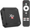 Puersit Android TV Box 10.0, Box Android TV X98SE Avec Allwinner H313 Quad Core Arm Cortex A53 CPU Support 4K HD Dual WiFi 2.4G/5.8G/ WiFi6 BT5.0 Mando a Distancia Bluetooth 100M LAN Enternet