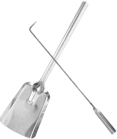 GAROZATION Palas Para Chimenea Pala Para Fogatas Ceniza Estufa Chimenea Herramienta