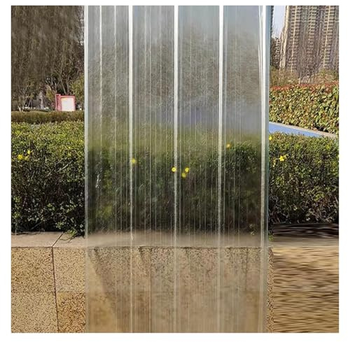 Plaques de toiture en plastique ondulé pour une résistance aux hautes températures – Idéal pour les serres et les couvertures de toit de plantes industrielles