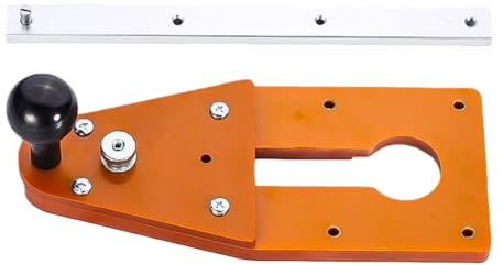 Fresa circolare per router, guida regolabile, con manico ergonomico a sfera, maschere e modelli, per fresatura di falegnami, lavori all'aperto, casa, officina