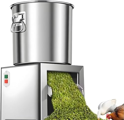 JINGEDD Tritatutto Elettrico per Verdure, 1800 W ad Alta Potenza, 3500 Giri/min per affettare Velocemente, Tritatutto per Verdure in Acciaio Inossidabile per Cucinare in casa e per Uso agricolo