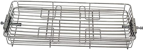 U/D Panier à rôtissoire en acier inoxydable pour barbecue, rôtissoire, cage grillée, poisson, viande, friture à l'air libre, panier plat pour fours rotatifs de 25 à 42 L, 1 pièce – Petit pour four de