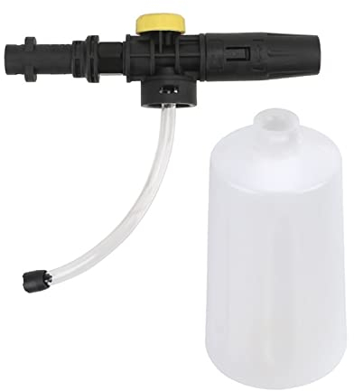 uutaoumee - Lanza de espuma de nieve de 750 ml, compatible con Karcher K2 K3 K4 K5 K6 K7, generador de espuma de jabón con boquilla de pulverización ajustable