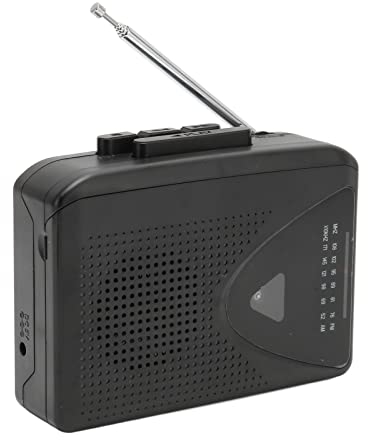 Annadue Lecteur de Cassette Radio de Poche Portable avec Haut-Parleur Externe, Lecteurs/enregistreurs de Cassettes, Radio AM FM à Cassette Vintage