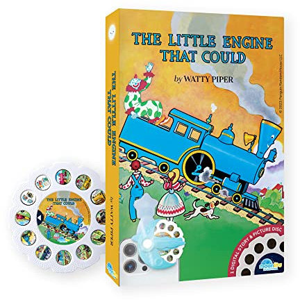 Moonlite Storytime - The Little Engine that Could Storytime Disc - A Magical Read Together - Projector Sold Separately - Digital Story w/Sound FX - Learning Gifts for Kids Ages 1 Year & Up