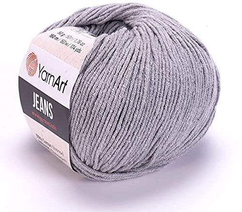 Yarn Art Jeans Yarn 160m, Soft Cotton Amigurumi Doll Animal 50g Knitting Crochet (46)