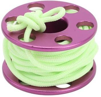 Oumefar Mini-Tauchseilrollen, Mini-Rollenanhänger, Tragbar, Antioxidativ, Langlebig, Leuchtend, Kreativ für Souvenirs (Lila)