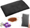 Cozypower Mini-Heizkissen, mikrowellengeeignet, wiederverwendbar, mit waschbarem Bezug, 10,2 x 20,3 cm, natürliches Wärmekissen für kalte Hände, Schultern, Gelenkschmerzen, Muskelkater (schwarz)