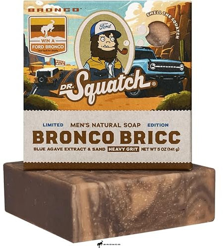Generic Natural Soap Bar For Men By Dr Squatch Various Bars Limited Edition (Bronco Bricc)