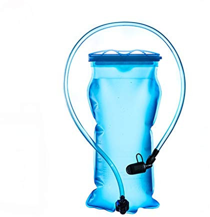 SANUMBRE Tasse À Eau Pliante, Grande Capacité Étanches Non Toxique Et Insipide Sac À Boire D'extérieur Utilisé for Escalade Sportive (Couleur : Bleu, Taille : 2L)