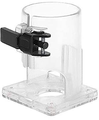 Défonceuse à bois - Base en plastique transparent - Bouclier de protection - Base accessoire (libération rapide)