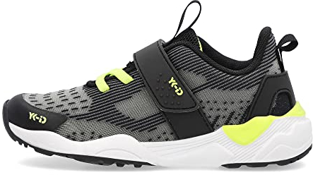 Lurchi Jungen Leif Sneaker, Black Grey Green, 30 EU
