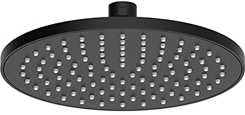 Sanixa JL12RDMB Pommeau de douche rond Noir 20 cm