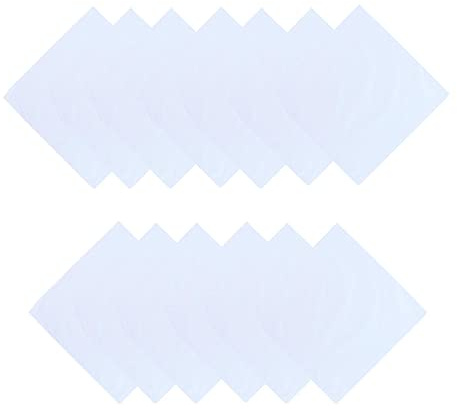 Trafalgar Men's Baker's Dozen Cotton Handkerchiefs (13 Pack), White