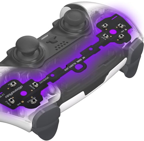 eXtremeRate Face Buttons Clicky Kit for ps5 Edge Controller, Custom Tactile Dpad Action Buttons for ps5 Edge Controller D-pad ABXY X Circle Square Triangle Buttons Mouse Click Kit - Without Controller