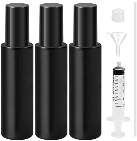 Samulee, 3 nebulizzatori per profumo, bottiglia di vetro ricaricabile, da 50 ml, nebulizzatore per profumi, per viaggi, vacanze, regali (100 ml)