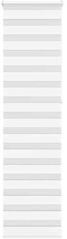 vidaXL Zebrarollo Weiß 65x230 cm Stoffbreite 60,9 cm Polyester, Zebra-Rollo, Doppelrollo, Zebra-Jalousie für Fenster, Doppelrollo, Zebra-Rollo