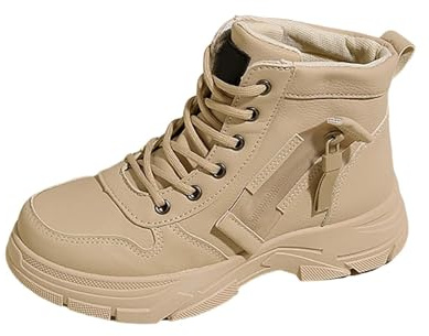 Stivali Da Neve Invernali Stivali Imbottiti Pelliccia Sintetica Scarpe Alla Caviglia Caldo Termici Moda Piatto Suola Con Durevole Sneaker Caloroso Donna Allineato Invernale All'aperto Campeggio