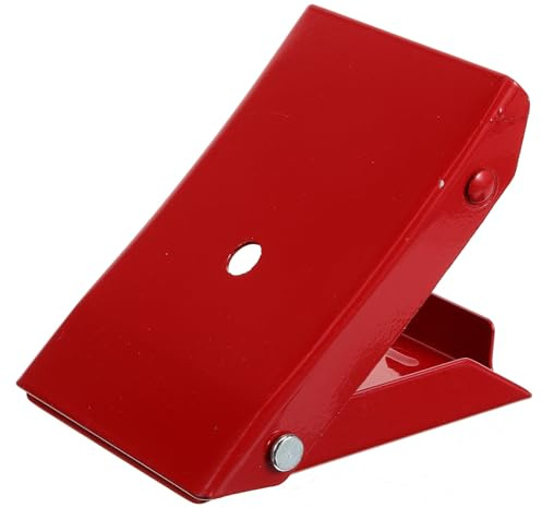 Happyyami Cuneo per Pneumatici in Acciaio Triangolare Pieghevole, Stabilizzatore per Ruote Camper Portatile, Blocchi di Bloccaggio Antiscivolo per Rimorchi e Motociclette, Accessorio