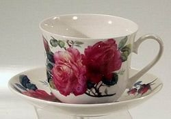 Roy Kirkham English Rose Jumbo tazza ca, 480 ml